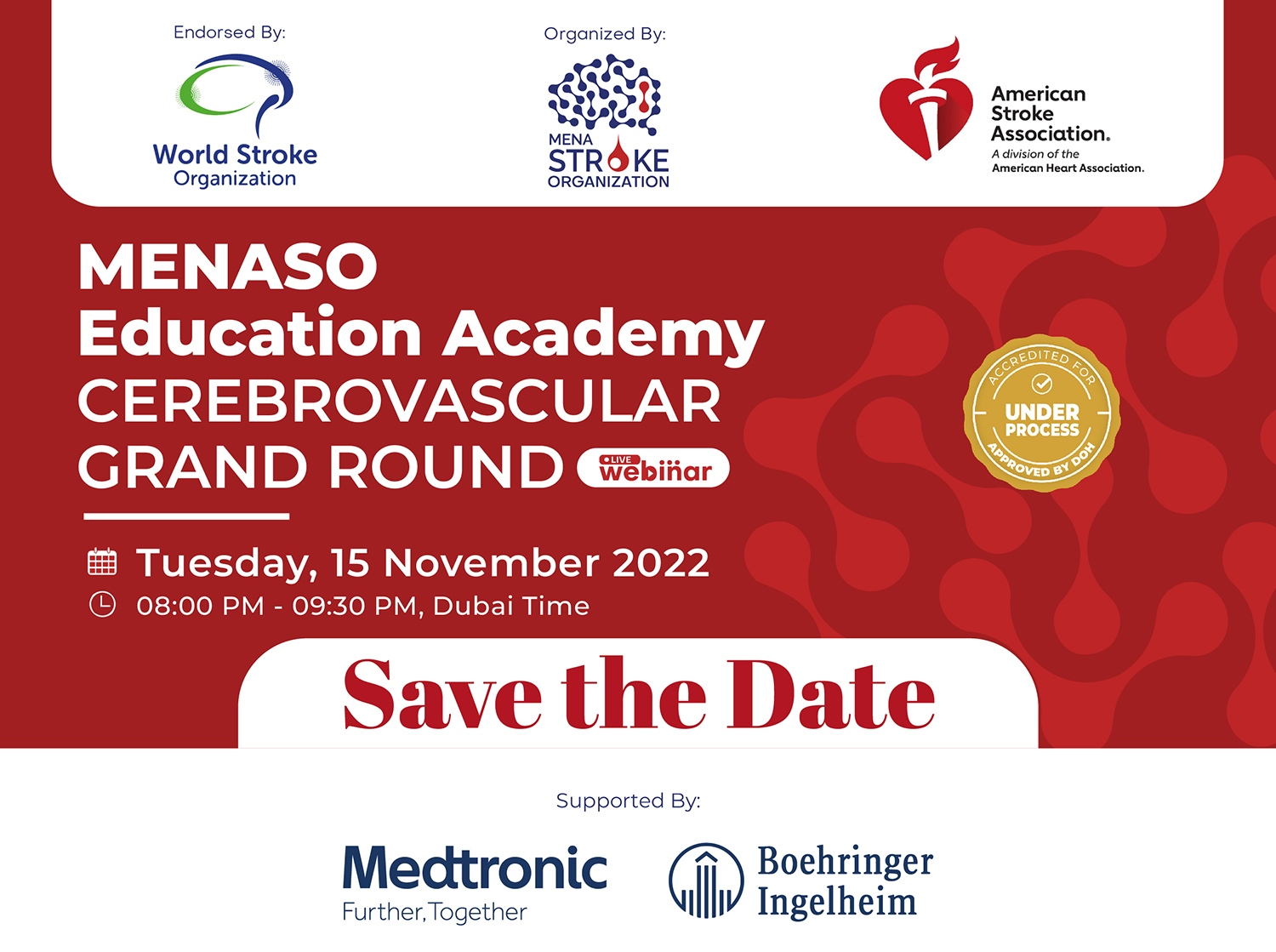 MENASO Education Academy Cerebrovascular Grand Round, November 2022