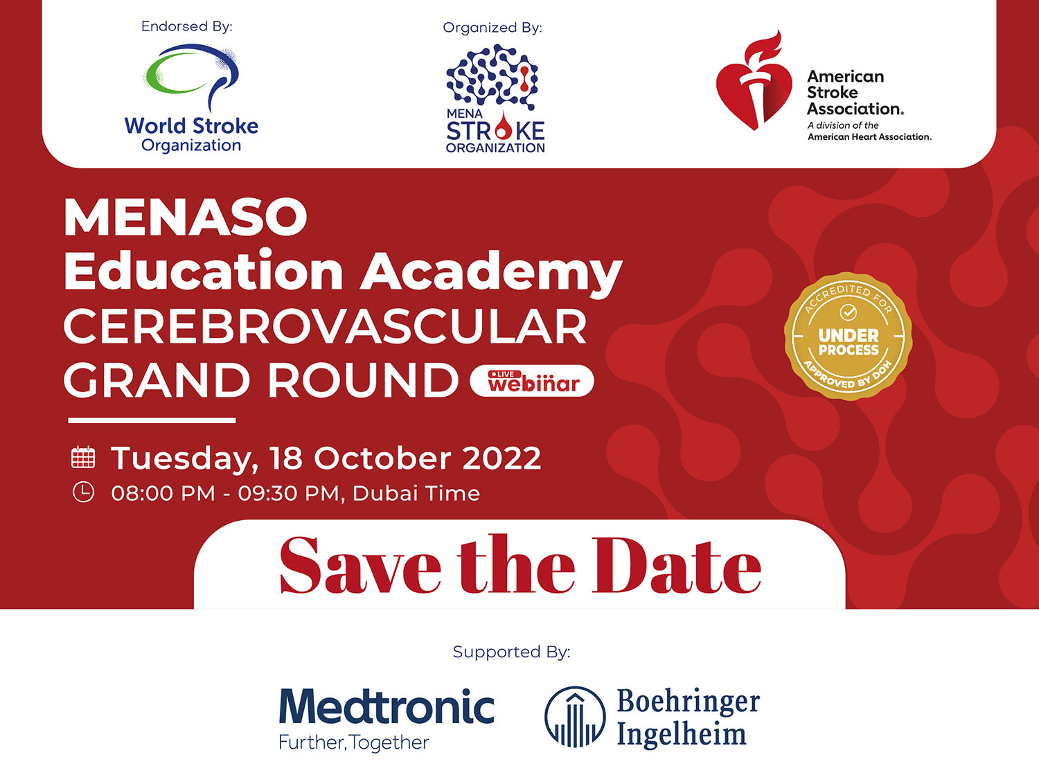 MENASO Education Academy Cerebrovascular Grand Round, October 2022