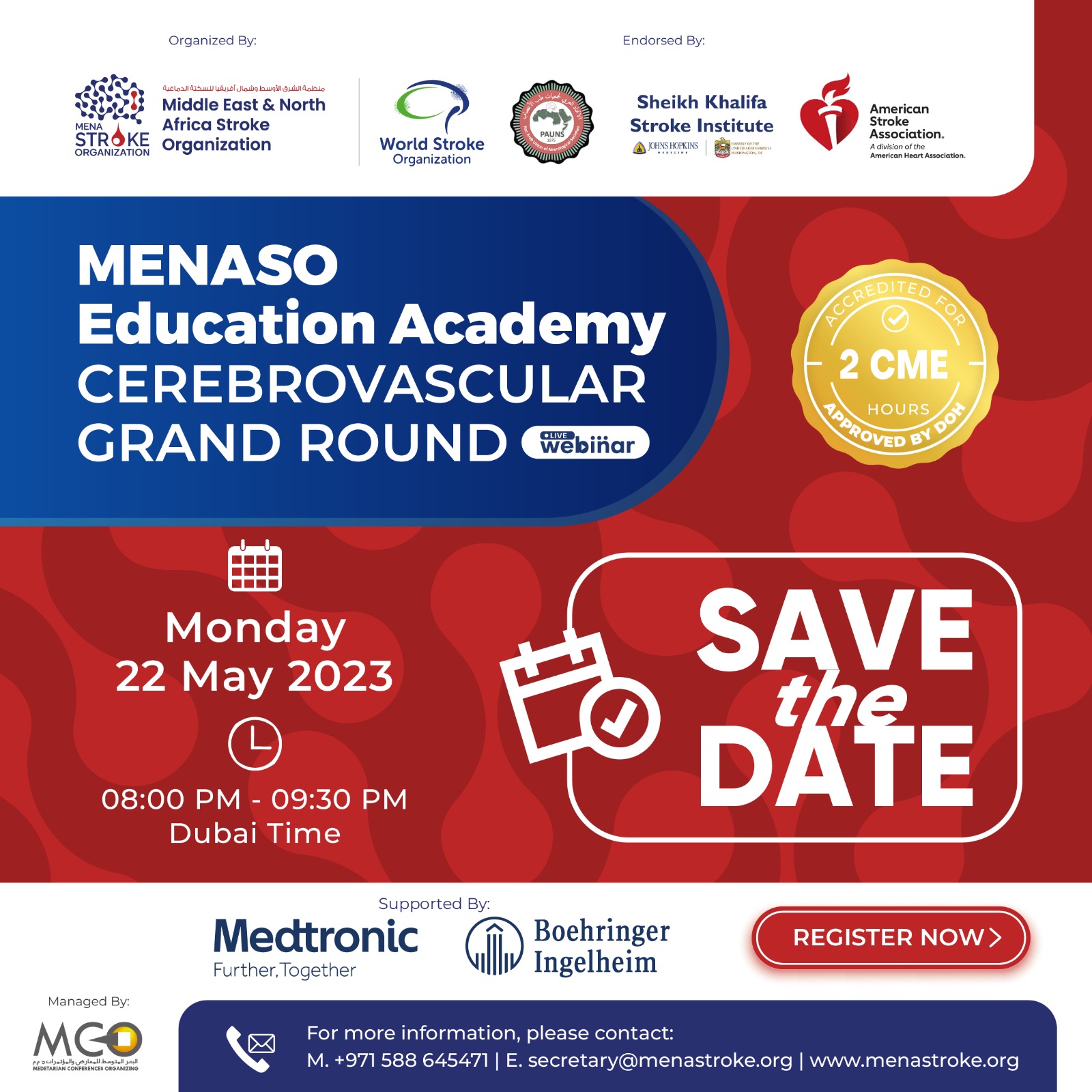 MENASO Education Academy Cerebrovascular Grand Round May 2023